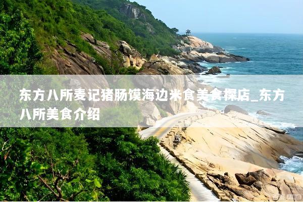 东方八所麦记猪肠馍海边米食美食探店_东方八所美食介绍